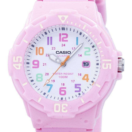 Reloj Casio rosa resina correa LRW-200H-4B2VDF LRW-200H-4B2V de las mujeres