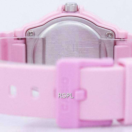 Reloj Casio rosa resina correa LRW-200H-4B2VDF LRW-200H-4B2V de las mujeres