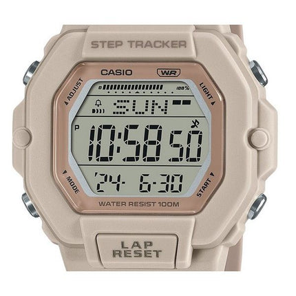 Reloj unisex Casio Standard Digital Step Tracker con correa de resina de cuarzo LWS-2200H-4