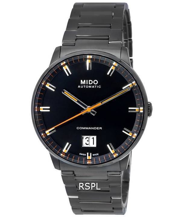 Mido Commander Big Date esfera negra automático M021.626.33.051.00 M0216263305100 Watch de Men es