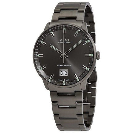 Reloj para hombre Mido Commander Big Date de acero inoxidable con esfera antracita automático M021.626.33.061.00