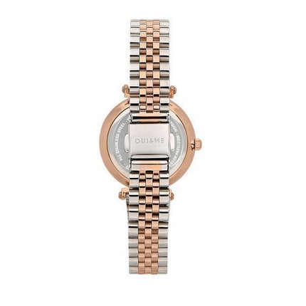 Reloj para mujer Oui &amp, Me Etoile de acero inoxidable en dos tonos con esfera plateada y cuarzo ME010294