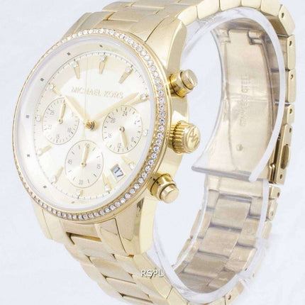 Michael Kors Ritz Cronógrafo cuarzo diamante Acentos MK6356 Watch de Women