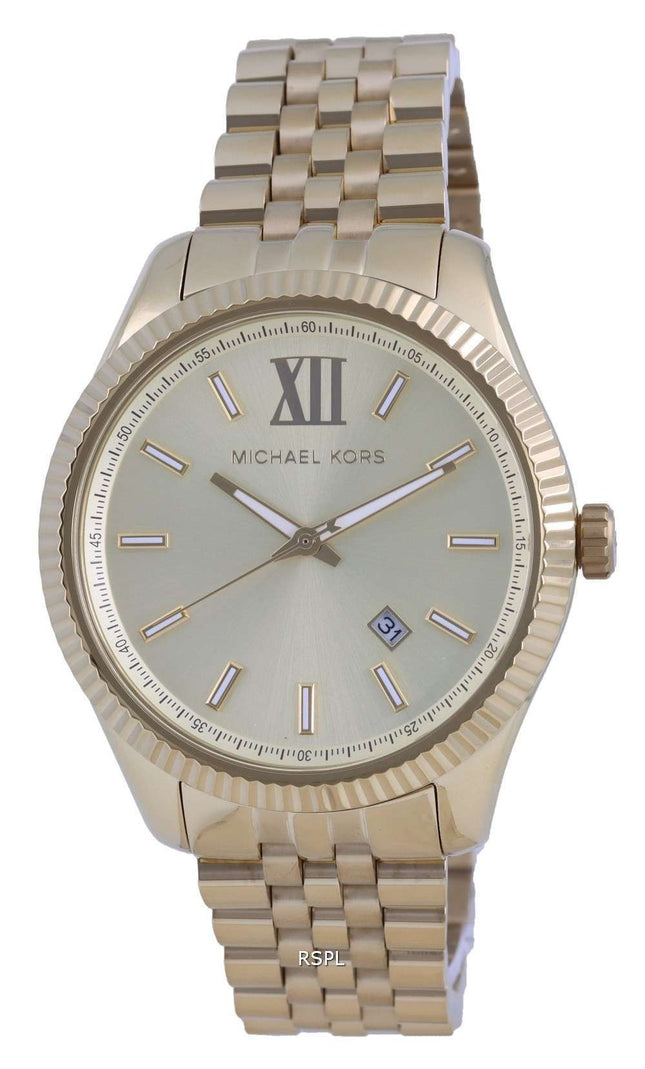 Michael Kors Lexington Gold Dial Quartz MK8857 Reloj para hombre