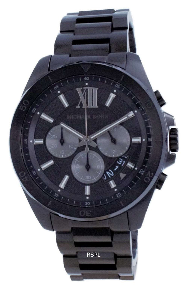 Michael Kors Brecken Cronógrafo de acero inoxidable de cuarzo MK8858 100M Reloj para hombre