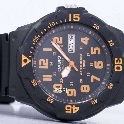 Reloj Casio cuarzo analógico Dial negro MRW-200H-4BVDF Varonil de MRW-200H-4BV