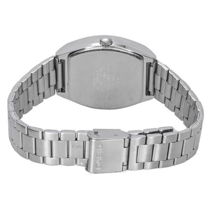 Reloj Casio estándar analógico de acero inoxidable con esfera blanca y cuarzo MTP-B140D-7A para hombre