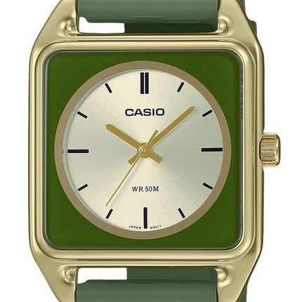 Reloj Casio Standard analógico con correa de resina y esfera plateada de cuarzo MTP-B170-3EV para hombre