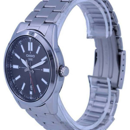 Reloj para hombre Casio Classic analógico con esfera negra MTP-VD02D-1E MTPVD02D-1