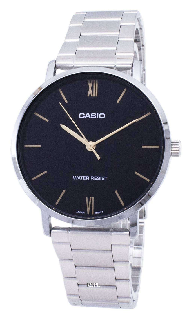 Reloj cuarzo Casio MTP-VT01D-1B MTPVT01D-1B analógica de los hombres