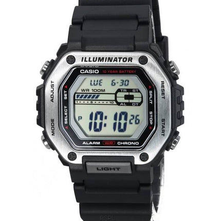 Casio Standard Digital Black Dial Cuarzo MWD-110H-1A MWD110H-1 100M Reloj para hombre