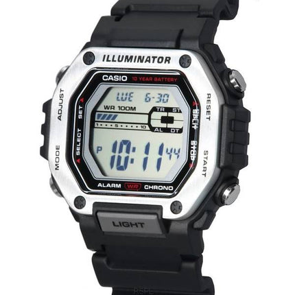 Casio Standard Digital Black Dial Cuarzo MWD-110H-1A MWD110H-1 100M Reloj para hombre