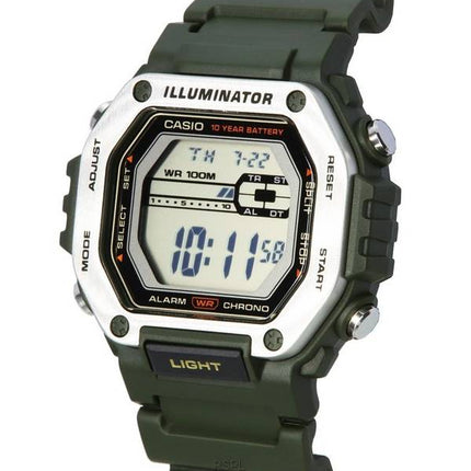 Casio Standard Digital Black Dial Cuarzo MWD-110H-3A MWD110H-3 100M Reloj para hombre