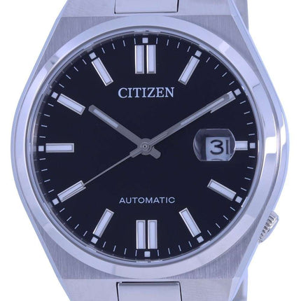 Reloj para hombre Citizen con esfera negra de acero inoxidable automÃ¡tico NJ0150-81E