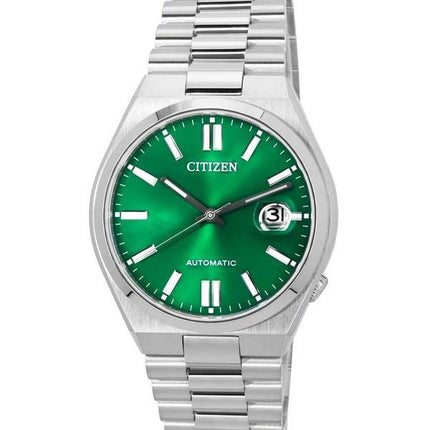 Reloj Citizen Tsuyosa de acero inoxidable con esfera verde automático NJ0150-81X para hombre