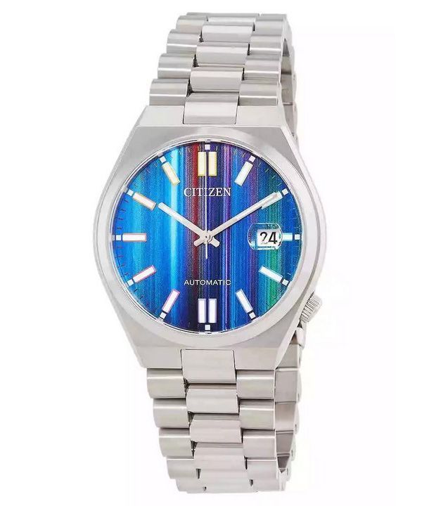 Reloj para hombre Citizen Tsuyosa automático con esfera multicolor de acero inoxidable NJ0151-53W