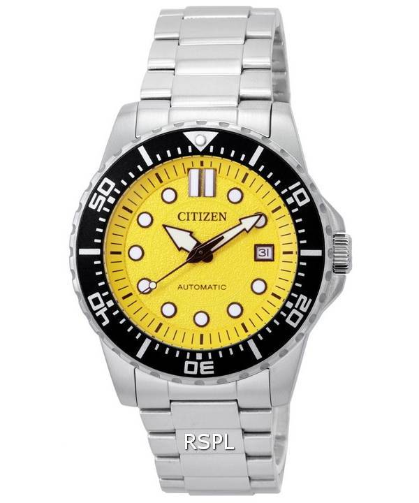 Reloj Citizen Urban Mechanical Yellow Dial Automatic NJ0170-83Z 100M para hombre