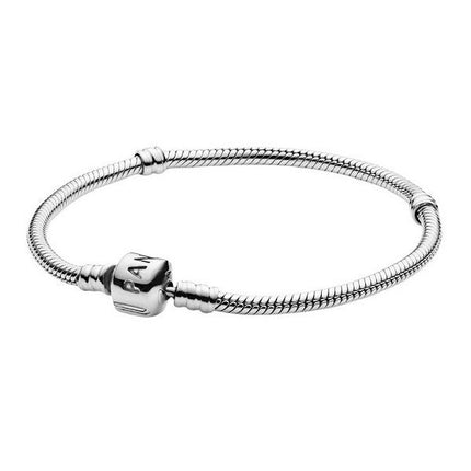 Pulsera Pandora Moments con cadena de serpiente 590702HV-17 para mujer