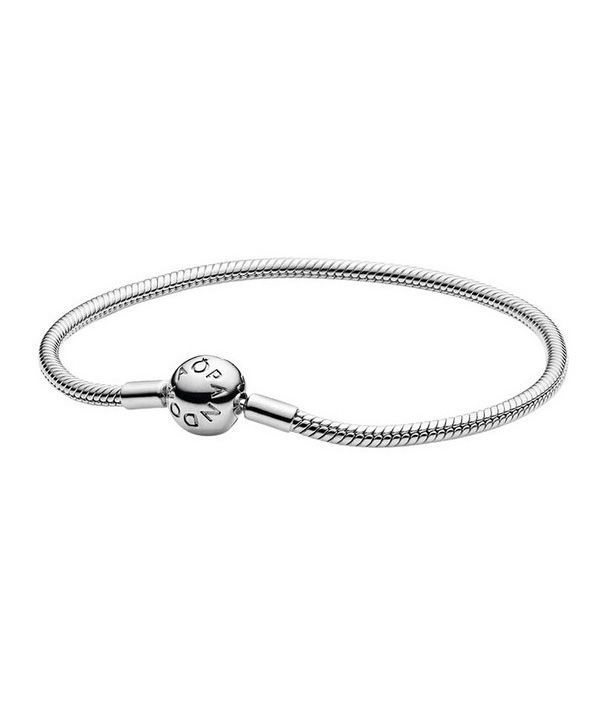 Pulsera Pandora Moments con cadena de serpiente 590728-21 para mujer