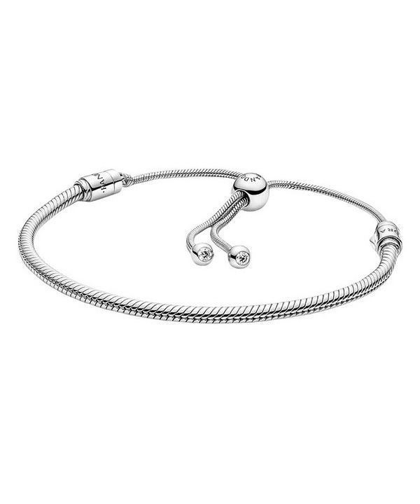 Pulsera deslizante con cadena de serpiente Pandora Moments 599652C01-2 para mujer