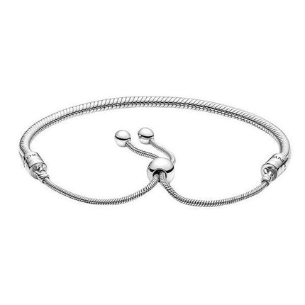 Pulsera deslizante con cadena de serpiente Pandora Moments 599652C01-2 para mujer