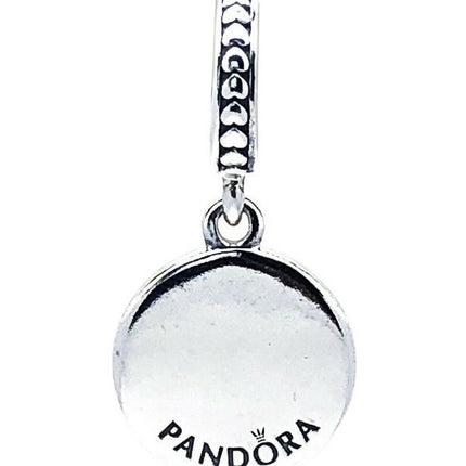 Charm colgante de esmalte negro Friends Are Family de Pandora 798124EN16 para mujer