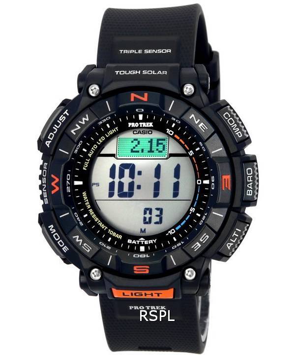 Reloj para hombre Casio Protrek Digital Solar Powered PRG-340-1 PRG340-1 100M