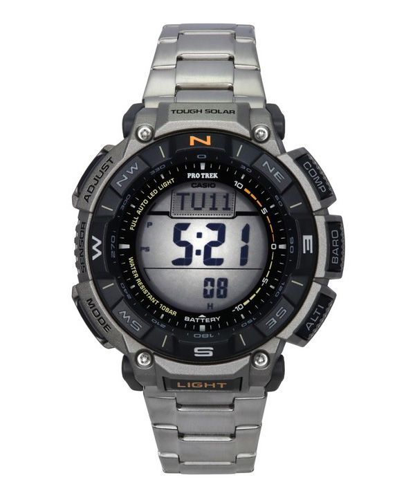 Reloj Casio ProTrek digital de resina con base biológica Tough Solar PRG-340T-7 100M para hombre