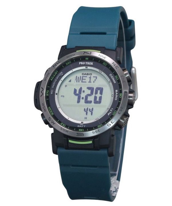 Reloj Casio Protrek Climber Line digital con correa de resina Tough Solar PRW-35Y-3 100M para hombre