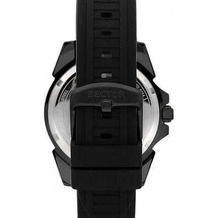 Sector 450 Silicone Strap Black Dial Quartz R3251276002 100M Men's Watch