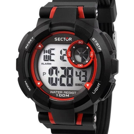 Sector Ex-36 Digital Black Polyurethane Strap Quartz R3251283001 100M Men's Watch