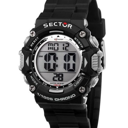 Sector EX-32 Digital Black Polyurethane Strap Quartz R3251544001 100M Men's Watch