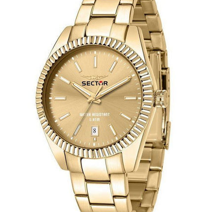 Sector 240 Multifunction Gold Tone Stainless Steel Gold Dial Quartz R3253240026 Men's Watch