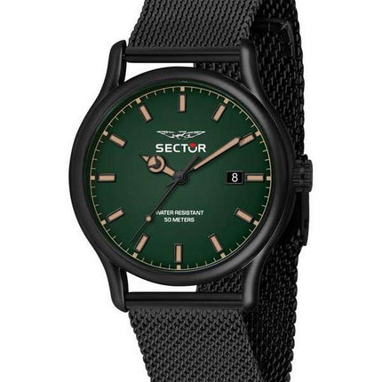 Sector 660, esfera verde mate, acero inoxidable, cuarzo R3253517021, reloj para hombre