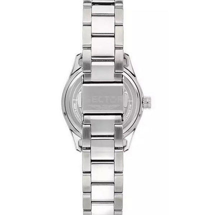 Sector 270 Just Time Crystal Accents Stainless Steel Silver Dial Quartz R3253578505 Women's Watch