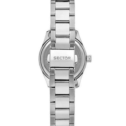 Sector 270 Just Time Crystal Accents Stainless Steel Silver Dial Quartz R3253578509 Women's Watch