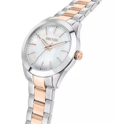 Sector 220 Just Time Two Tone Stainless Steel Mother Of Pearl Dial Quartz R3253588520 Women's Watch