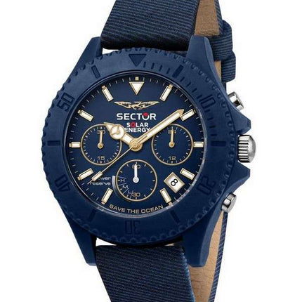 Sector Save The Ocean Chronograph Blue Matt Dial Quartz R3271739001 Reloj para hombre