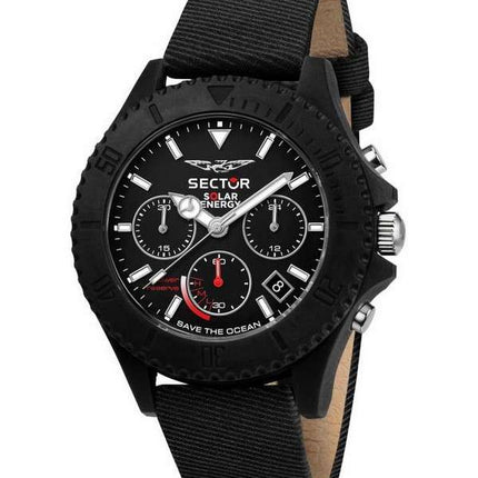 Sector Save The Ocean Chronograph Black Matt Dial Quartz R3271739002 Reloj para hombre