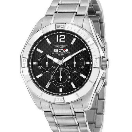 Sector 790 Chronograph Stainless Steel Black Dial Quartz R3273636003 100M Men's Watch