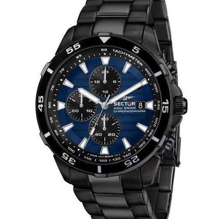 Sector ADV2500 Chronograph Stainless Steel Blue Dial Quartz R3273643001 100M Men's Watch