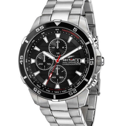 Sector ADV2500 Chronograph Stainless Steel Black Dial Quartz R3273643003 100M Men's Watch