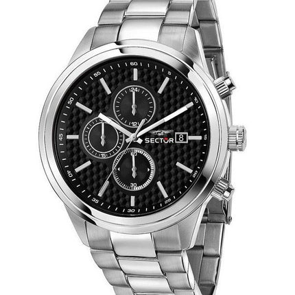 Sector 670 Chronograph Stainless Steel Black Dial Quartz R3273740002 Men's Watch