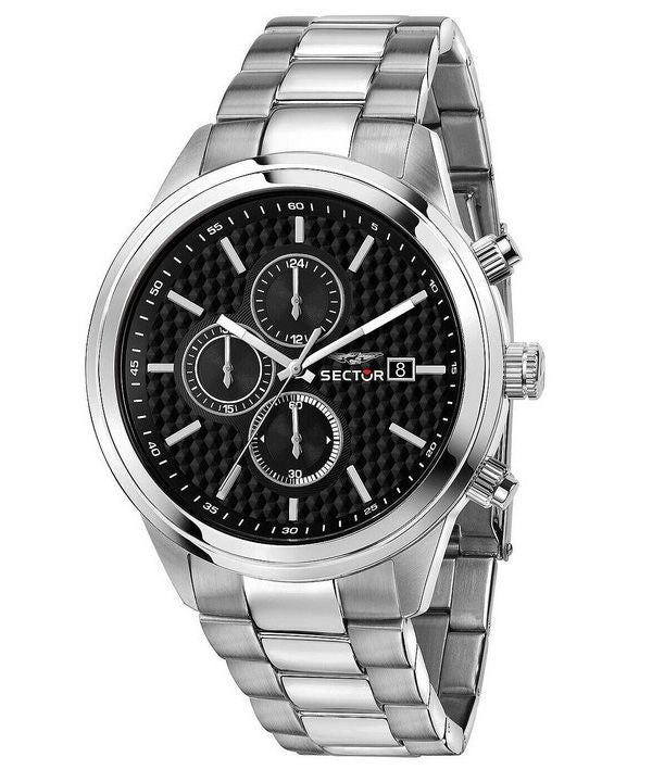 Sector 670 Chronograph Stainless Steel Black Dial Quartz R3273740002 Men's Watch