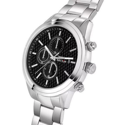 Sector 670 Chronograph Stainless Steel Black Dial Quartz R3273740002 Men's Watch