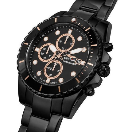 Sector 450 Chronograph Stainless Steel Black Dial Quartz R3273776005 100M Men's Watch