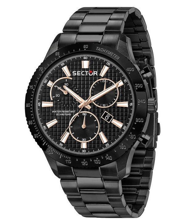 Sector 270 Chronograph Stainless Steel Black Dial Quartz R3273778001 Men's Watch