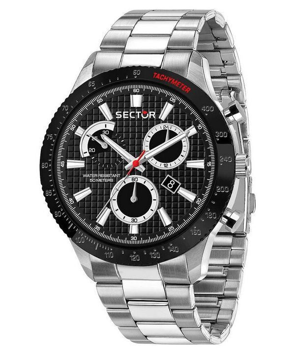 Sector 270 Chronograph Stainless Steel Black Dial Quartz R3273778002 Men's Watch