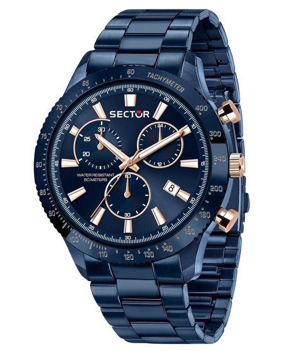 Sector 270 Chronograph Stainless Steel Blue Dial Quartz R3273778004 Men's Watch