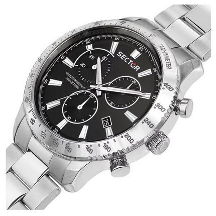 Sector 270 Chronograph Stainless Steel Black Dial Quartz R3273778005 Men's Watch